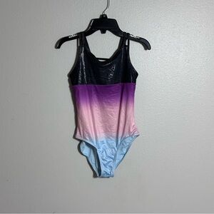 Justice Kids Girls Summer Swimsuit One Piece size L(12/14).‎